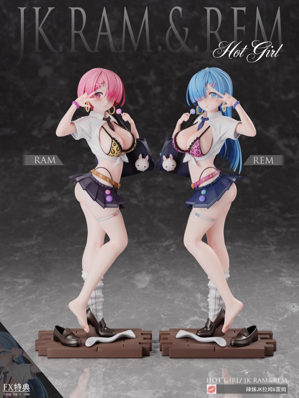 Thistles and Thorns Studio Hot Girl JK Ram &Rem Hot Sexy 1/6 Statue